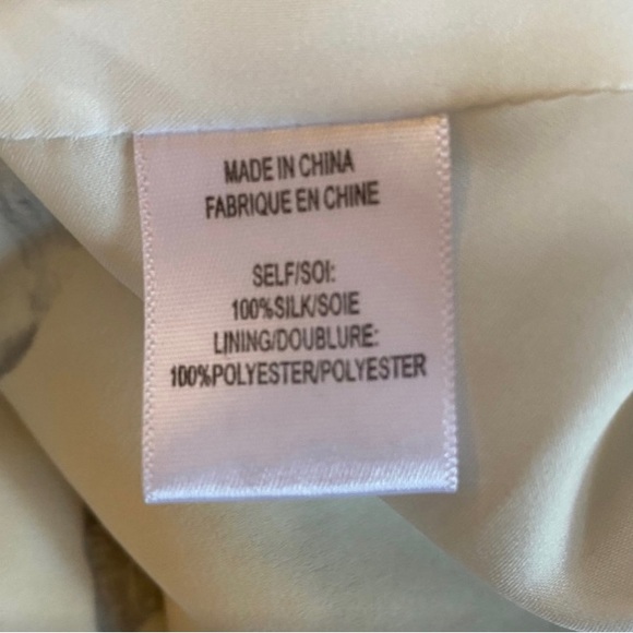 HAUTE HIPPIE White Printed Moto Blazer Jacket Size 0 Boho Silk Blend - Picture 8 of 8